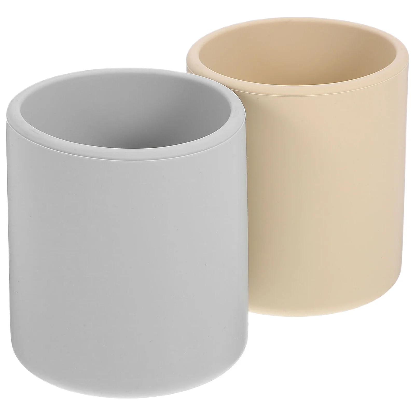 2 Buah Cangkir Pelatih Silikon Balita Cangkir Minum Air Bayi Anti Bocor Cangkir Latihan Anak untuk Kebiasaan Sehat Cangkir Bayi