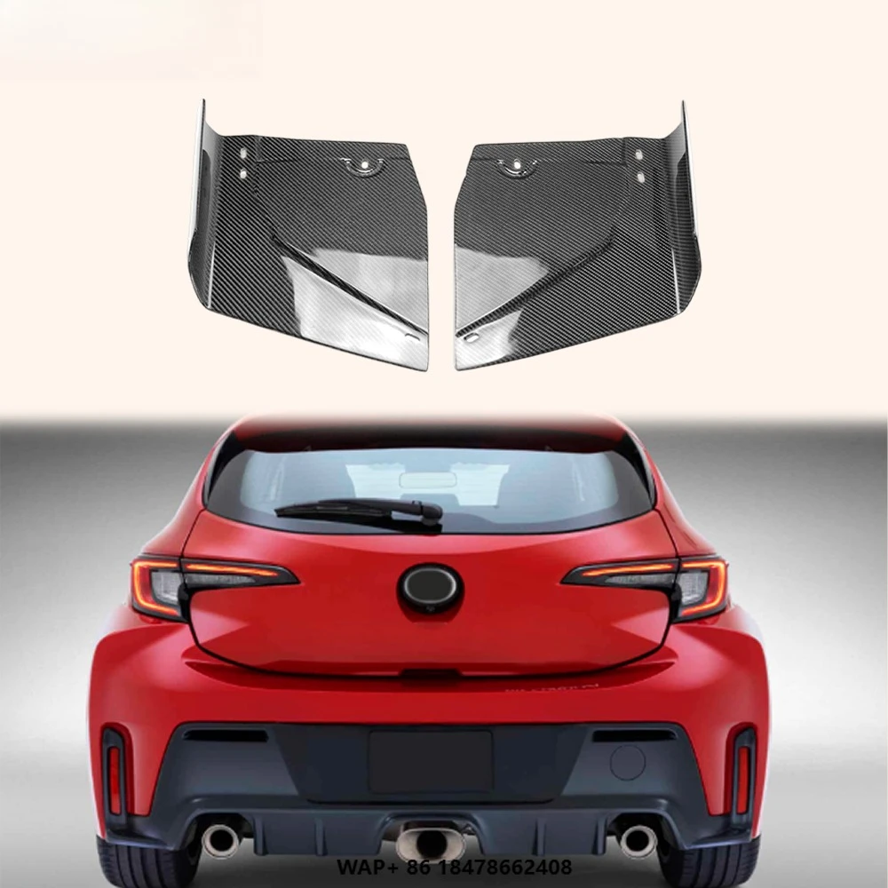 

For 23-25 GR Corolla Double Side Carbon EPA Rear Bumper Side Spat Pair
