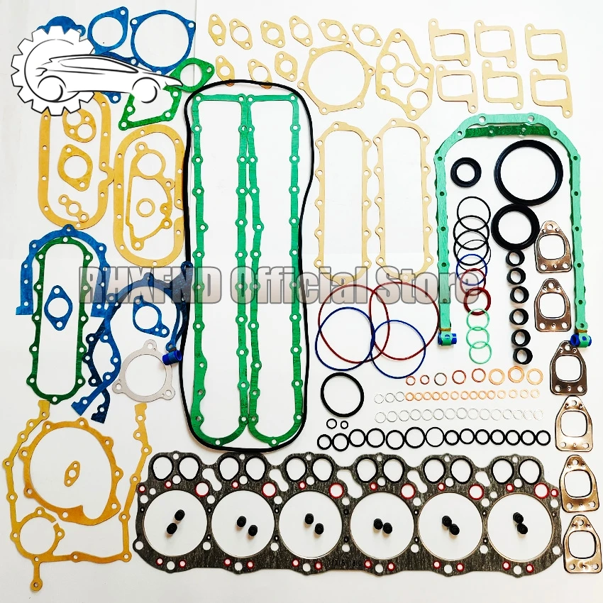 Комплект полного уплотнения ремонта двигателя H07C H07CT для ремонтных частей головки цилиндра двигателя Hino Hit-achi EX220-5 EX270-5 04010-0387 Комплект полного уплотнения ремонта двигателя H07C H07CT для ремонтных частей головки цилиндра двигателя Hino Hit-achi EX220-5 EX270-5 04010-0387