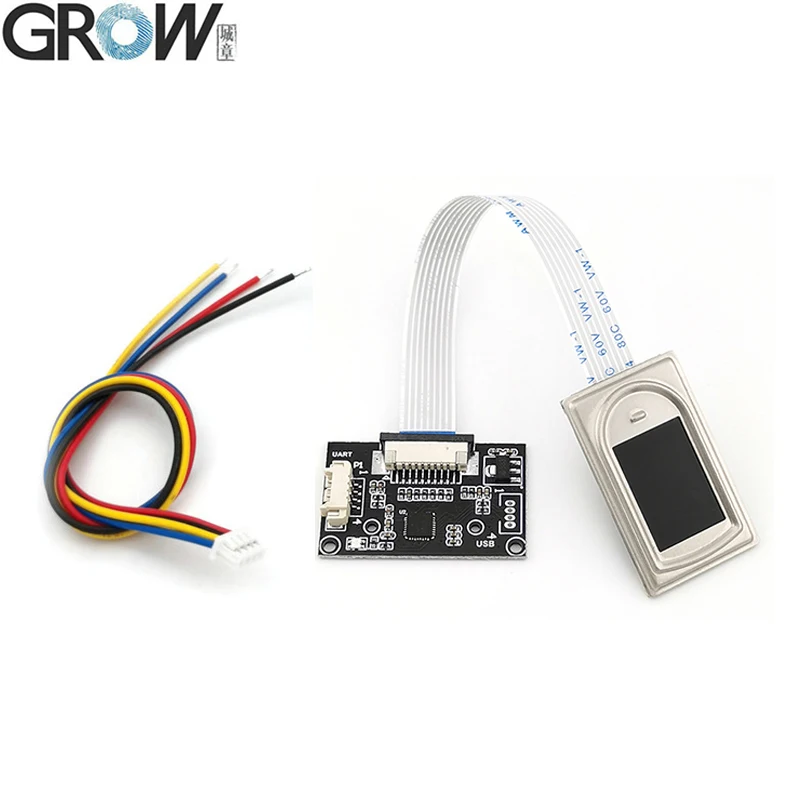 GROW R304A DC4.2-6V 208*288 Pixel Fingerprint Module Scanner Reader Free SDK With 1500 Capacity For Arduino Windows Android