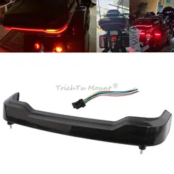 For Electra Glide Ultra Limited CVO/SE FLHTKSE 2014-2021 Motorcycle Accesorios Trunk LED Taillight ABS Plastic Housing Smoked