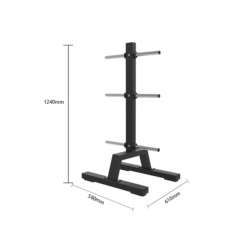Support d'équipement de Fitness de gymnastique, support de plaque de poids, support de barre d'haltères d'arbre, stockage de levage de poids, support de plaque de pare-chocs
