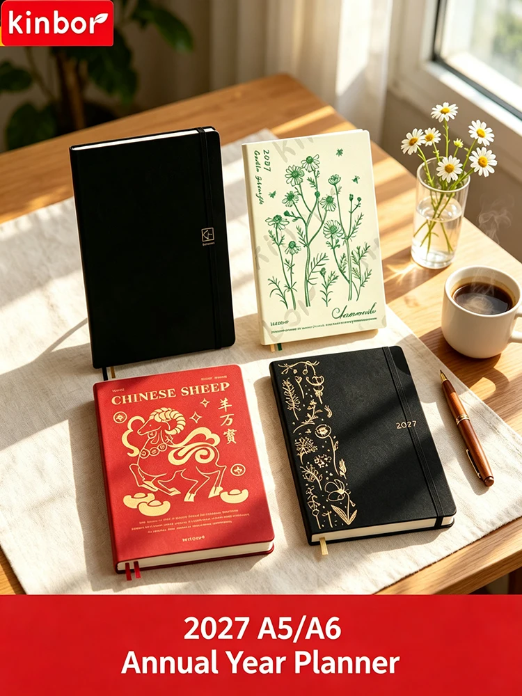 Kinbor Wochenplaner, Notizbuch, unbedingt erforderlich, Agenda, Zeitplan, täglich, monatlich, Tagebuch, Buch, tragbar, Rekord, Tagebuch, Plan, Notizblock, Schreibwaren – Detail 2