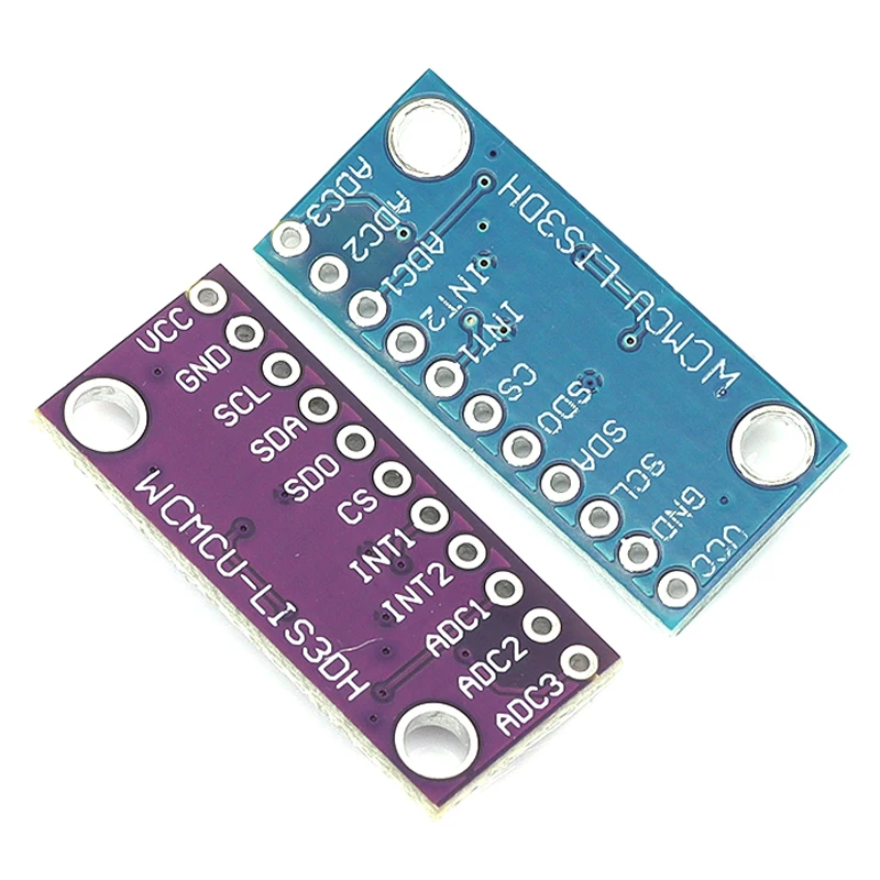 1/5/10Pcs LIS3DSH three-axis high-resolution accelerometer module three-axis acceleration blue/purple plate