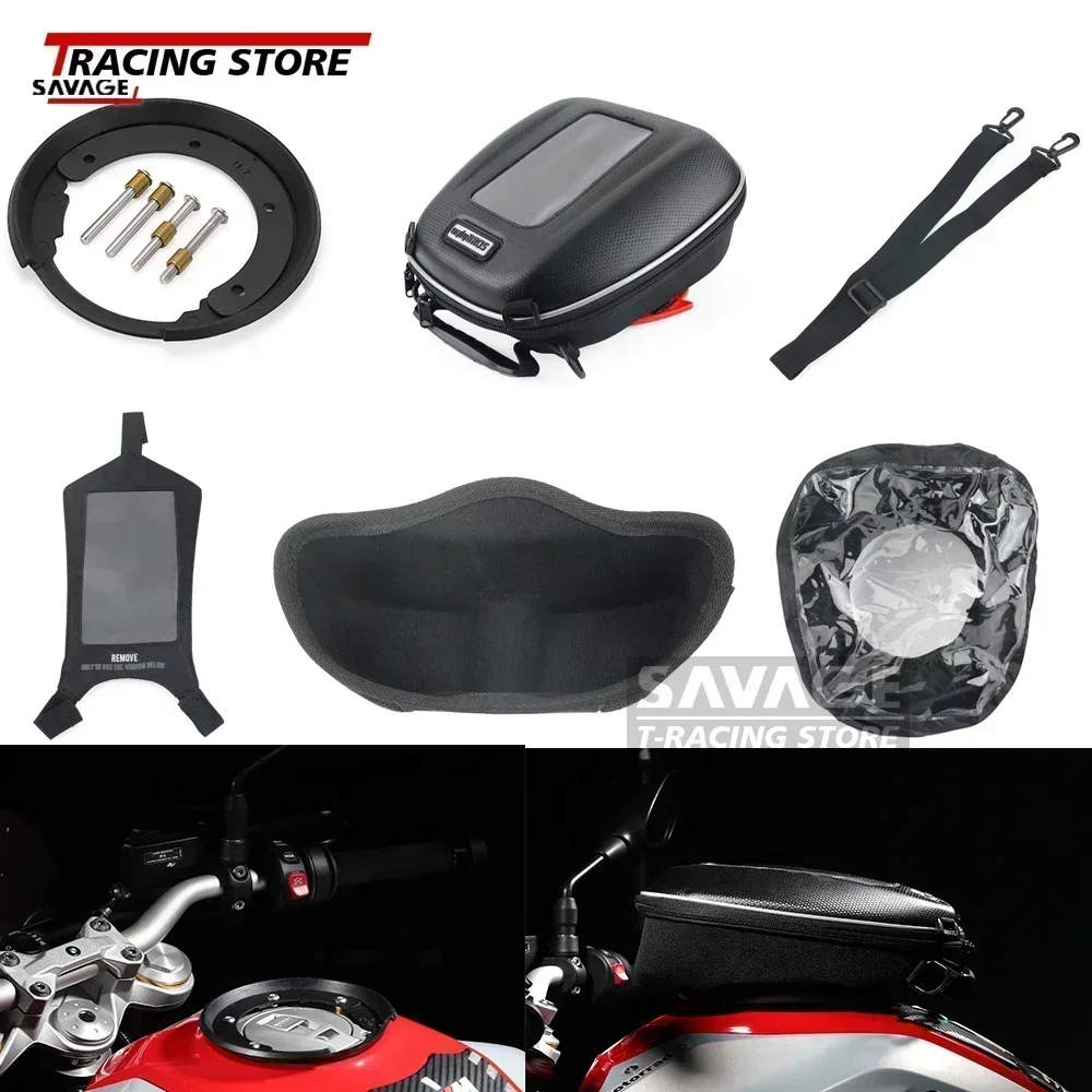 

Fuel Tank Bag Luggage For DUCATI Multistrada 950 1200 1260S V2 V4 DVT Enduro Motorcycle Accessories Tanklock Multi-Function Bags