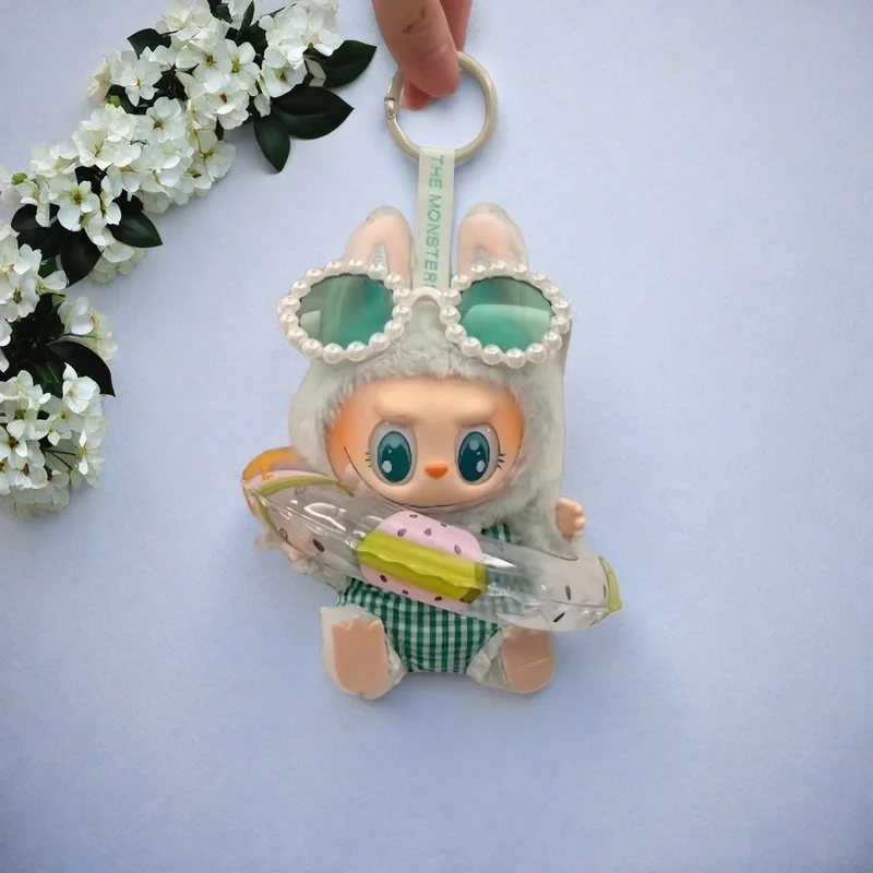 Ropa dulce para Labubu, traje de baño con anillo de natación para 3,0 Labubu V1 V2 V3, traje para Ropa, accesorios para muñecas Labubu