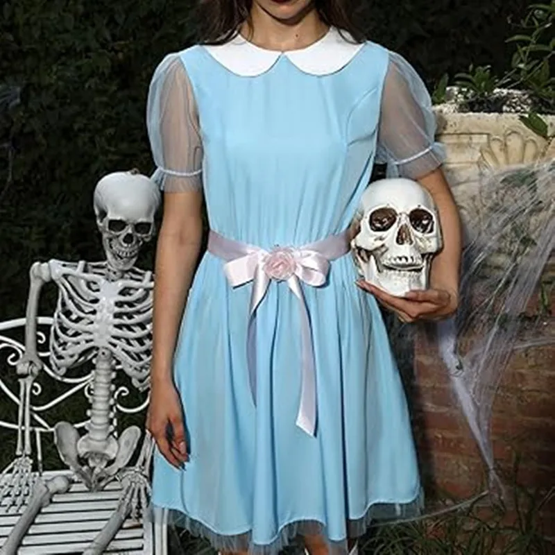 grady twins blue dress The Shining