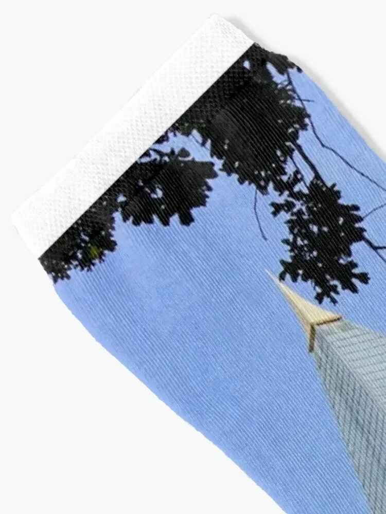 Tech Tower - View One Socks snow Stockings compression retro Non-slip Women Socks Men's