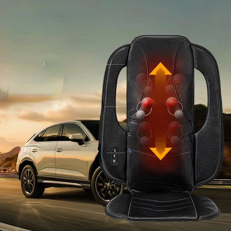 

Thin Walking Massage Cushion,Car Home Multi-functional Massage Mat,Kneading Hot Compress Massage Chair Electric Neck Massagers,