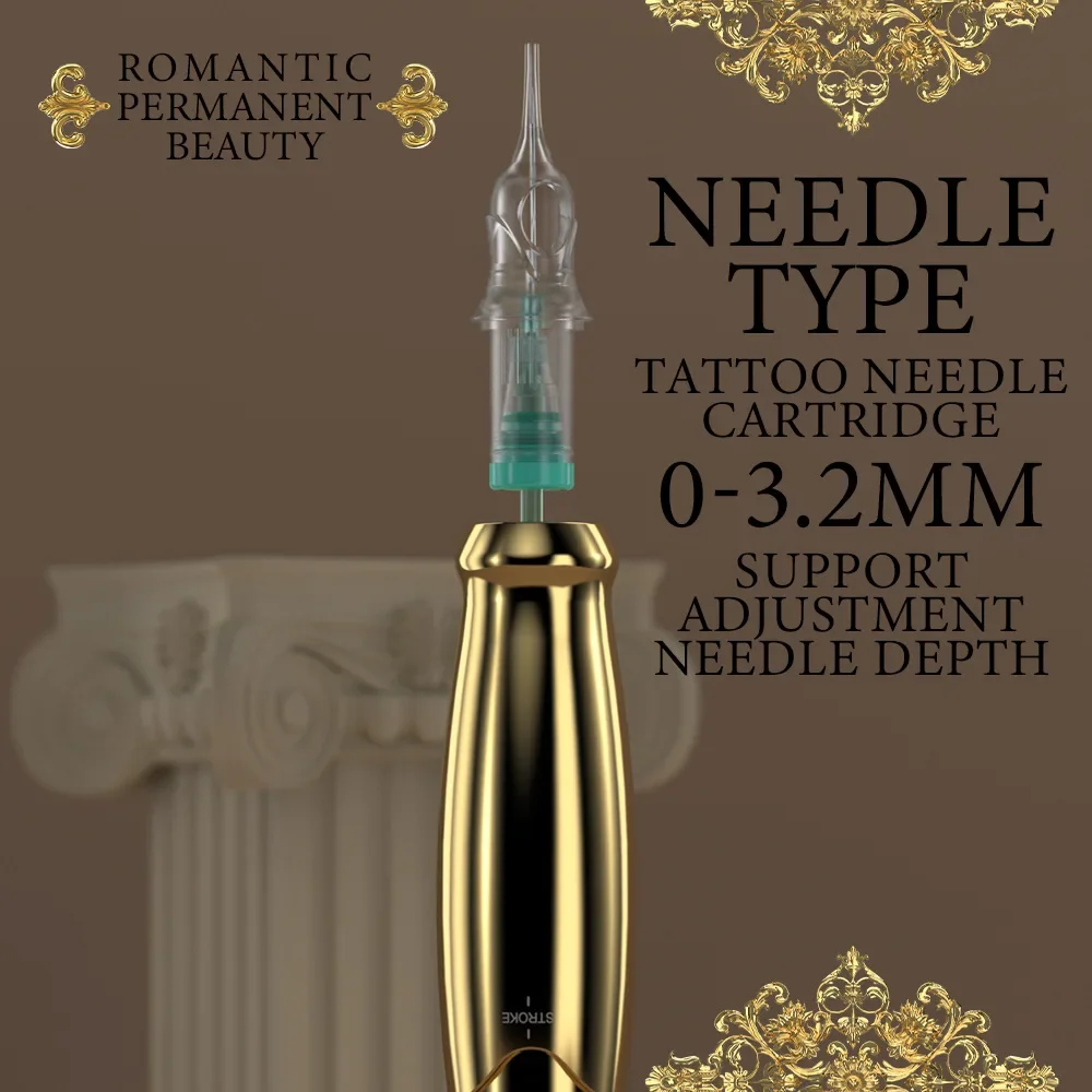 2.1-3.0Mm Verstelbare Slag Dual 800Mah Oplaadbare Batterij Draadloze Borduurmachine Draadloze Power Permanente Tattoo Pen