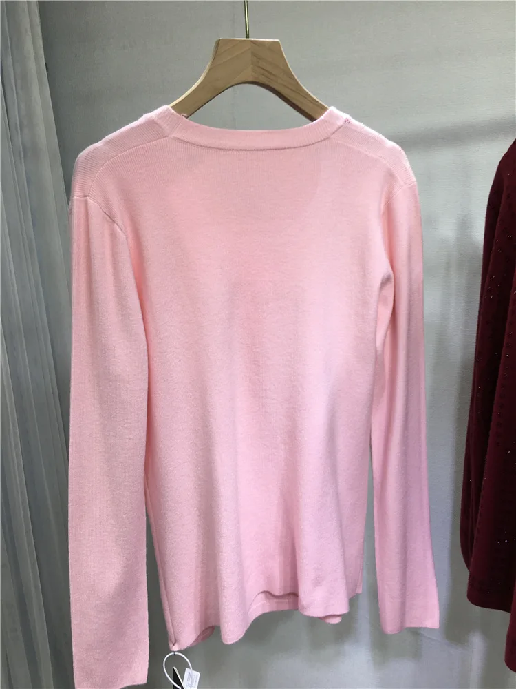 Geometric Pattern Diamonds Female Sweaters All-match Autumn Winter Long Sleeve Basic Shirt Elegant Women Knitted Pullover Top