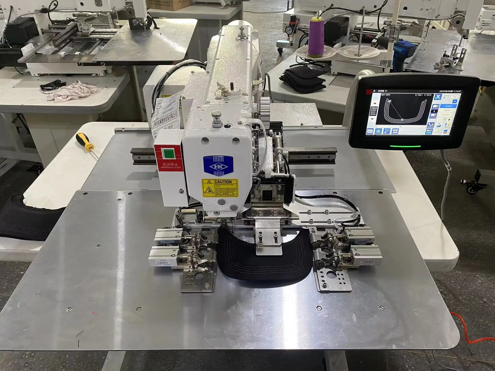 New Design Hat Making Machine Sewing Pattern on the Brim of the Hat HK-3020
