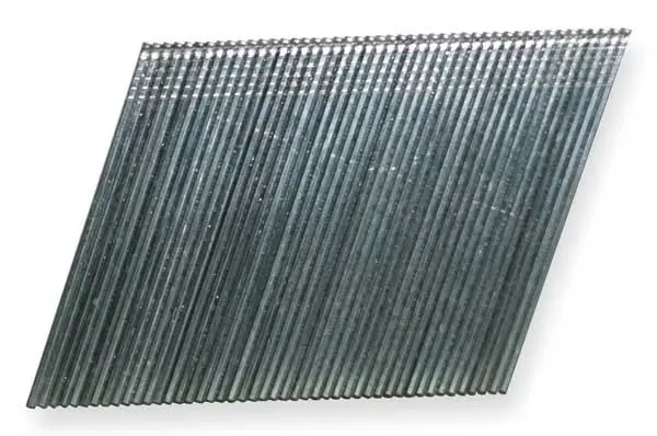 Collated Finishing Nail, 2 in L, 16 ga, Bright, T-Head Head, 20 Degrees, 2500 PK