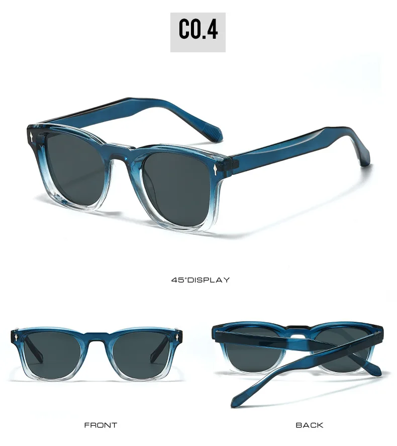 2025 Neue Quadratische Sonnenbrille für Herren, Modisches Schlichtes Design, UV400-Schutz, Geeignet für Verschiedene Szenarien – Detail 10