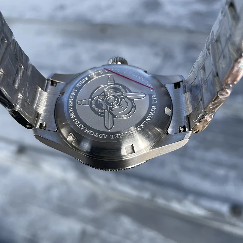 STEELDIVE Мужские дайверские часы 39 мм Автоматические механические наручные часы 20 бар Водонепроницаемые C3 Светящееся сапфировое зеркало NH35 Безель для монет