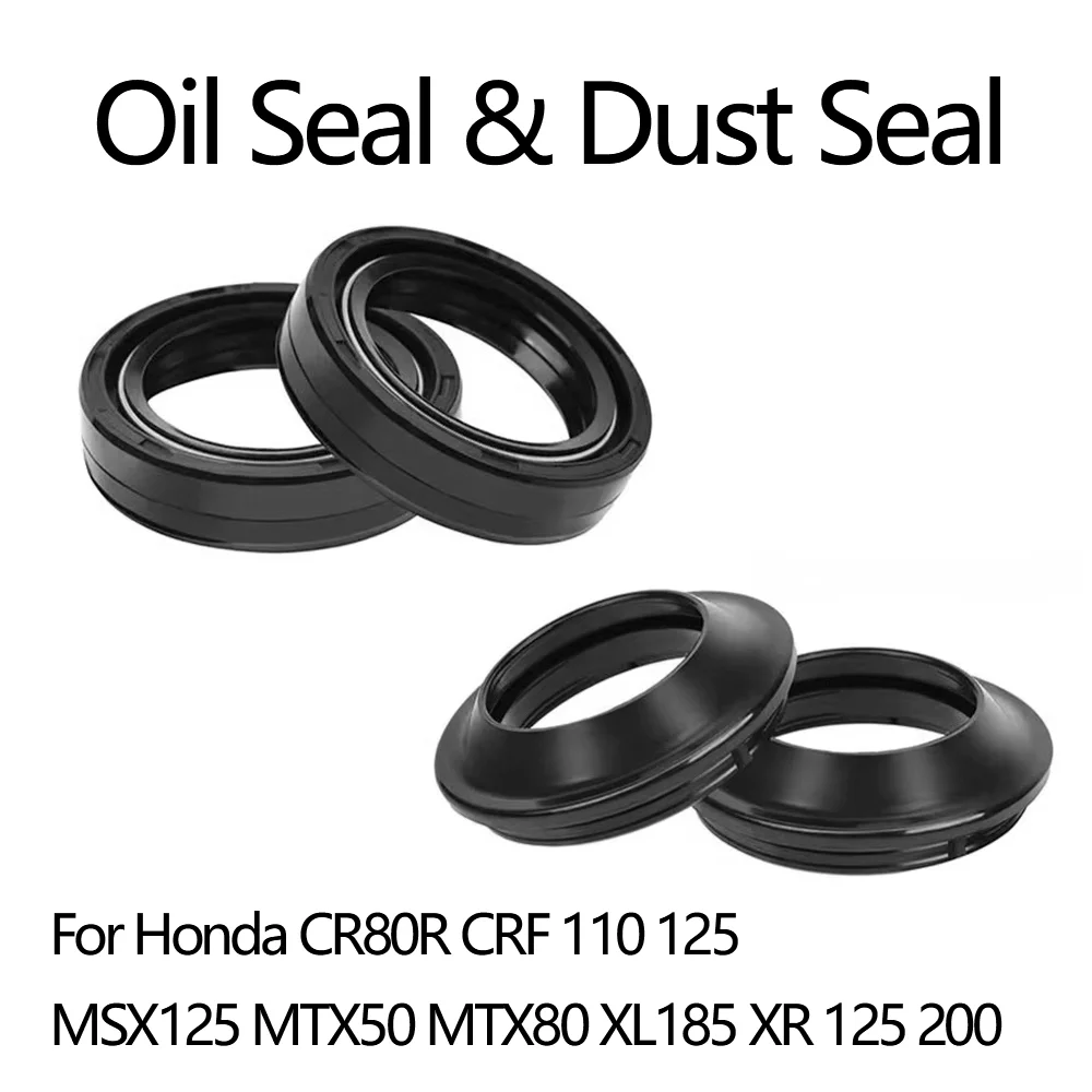 31x43x10.5 31 43 10.5 Oil Seal & Dust Seal Cover Front Fork For Honda CR80R CRF 110 125 MSX125 MTX50 MTX80 XL185 XR 125 200