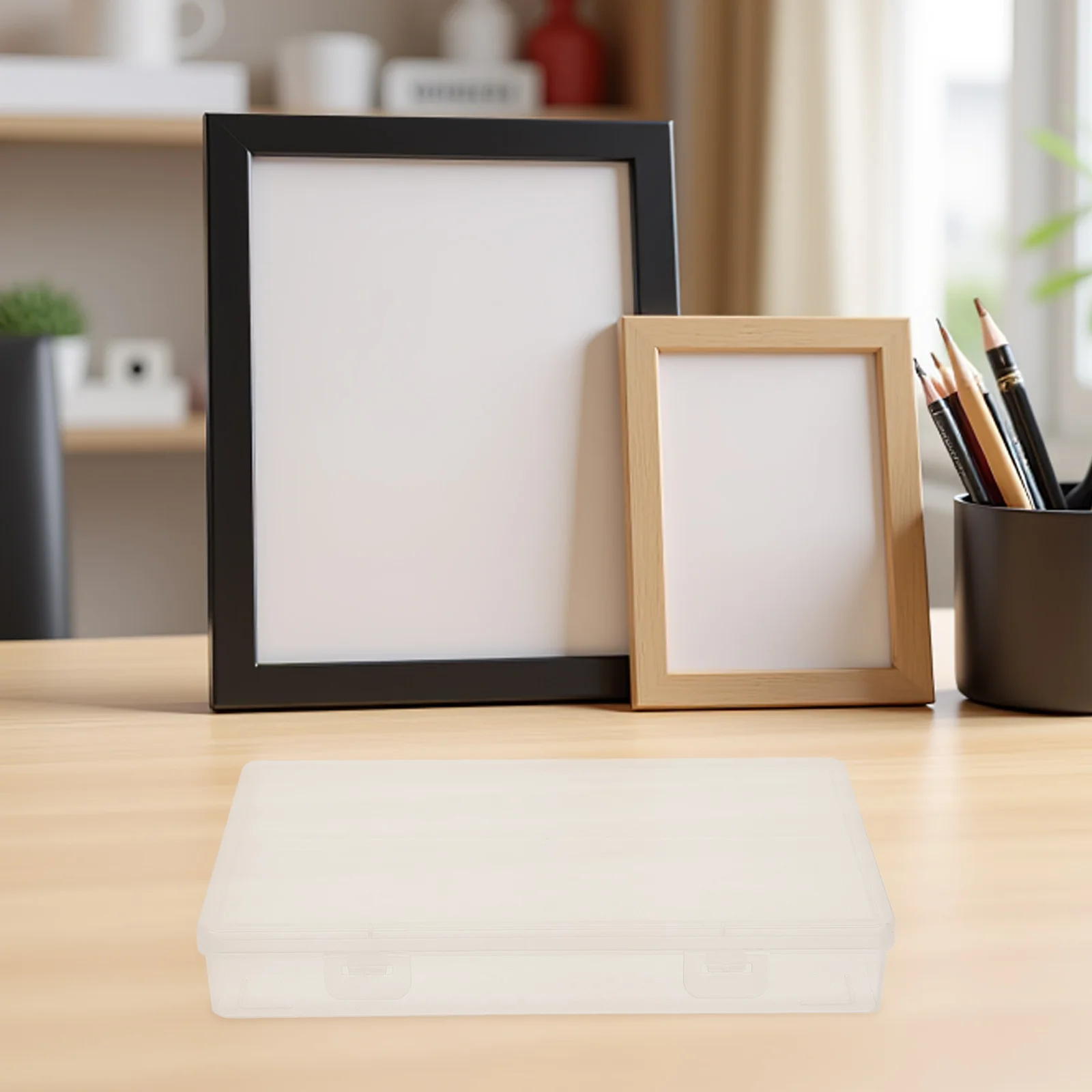 

4 Pcs Banknote Collection Case Coin and Cash Tray Bill Organizer for Desk Currency Holder Home Pp