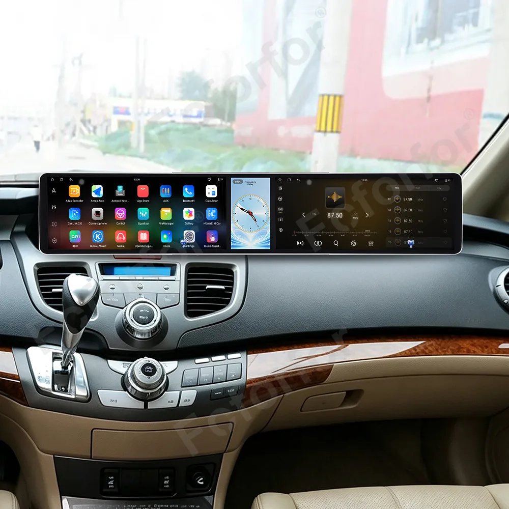 Car Accessories Android 15 CarPlay Car Radio For Honda Odyssey 2005-2010 Dual 12.3