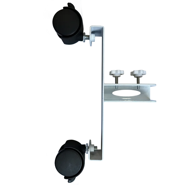 Detachable Wheeled Metal Standing Feet White Body Black Wheel Infrared Heating Panel Household Use Free Standing 1
