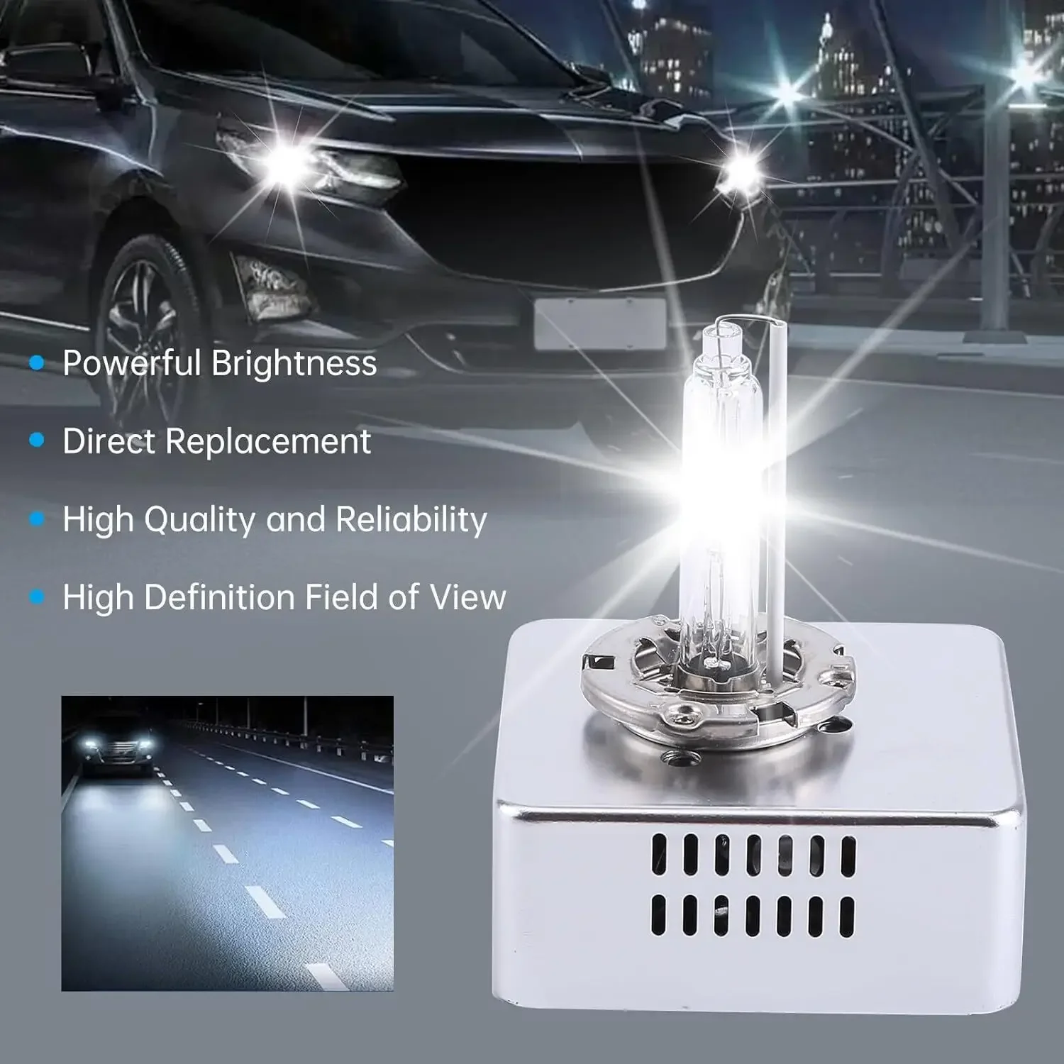 68266509AA 0071777147-001 18647-25012 2 قطعة زينون العلوي HID لمبة ل 2016-2017 تشيفي سيلفرادو 1500 2500 HD 3500 HD #3