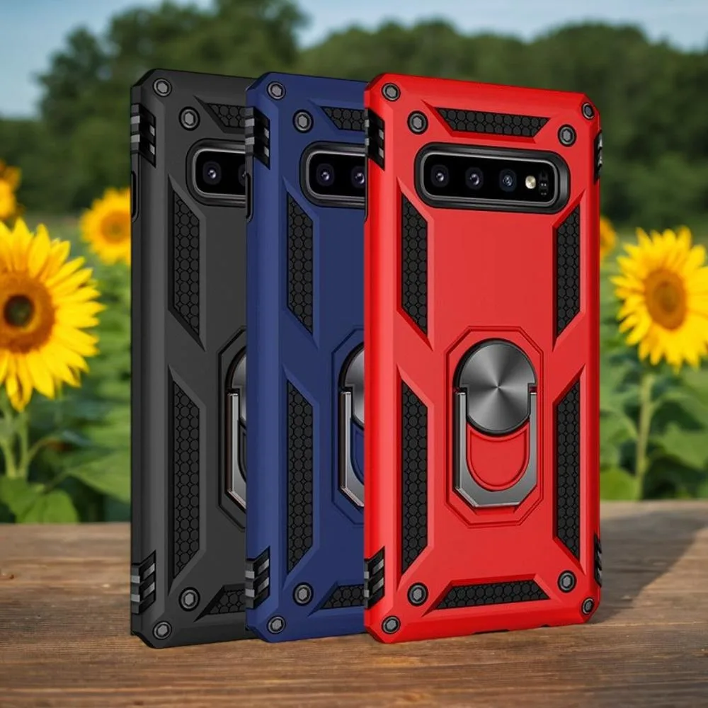 Magnet Ring Phone case For Samsung Galaxy S10 Plus S10+ Case Kickstand Armor Covers For Samsung S10 S10plus S10+ Funda Coque