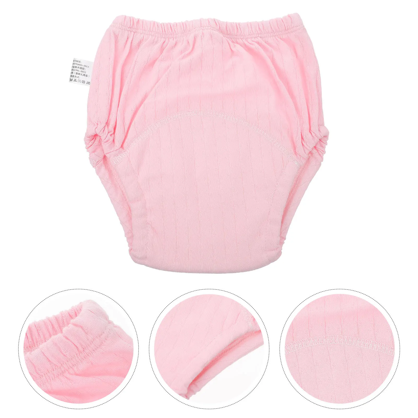 

1 шт., детские моющиеся подгузники, дышащие штаны из чистого хлопка, многоразовые тренировочные штаны, герметичные удобные подгузники для новорожденных