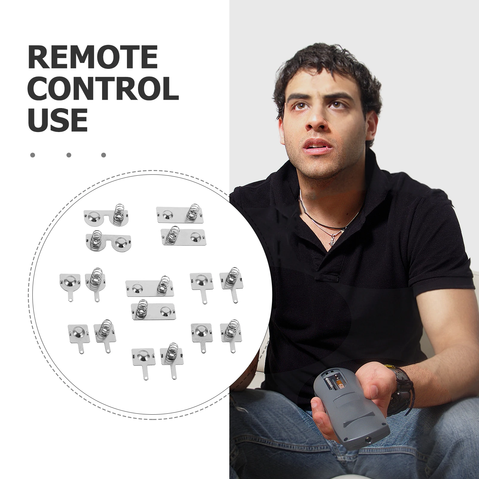 

Spring Toys Contact Plate Replacement Metal Holder Parts Springs Remote Control Devices Stable Connection Easy