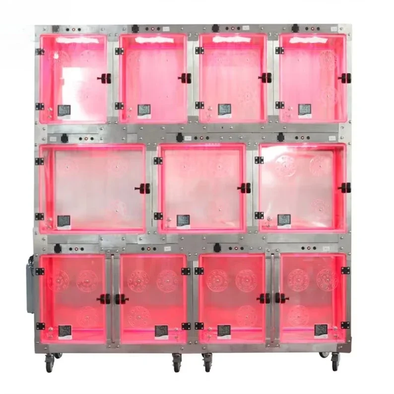 Veterinary Hospital Oxygen Cage for Pet OEM Canil UCI Veterinariy Vet Cages