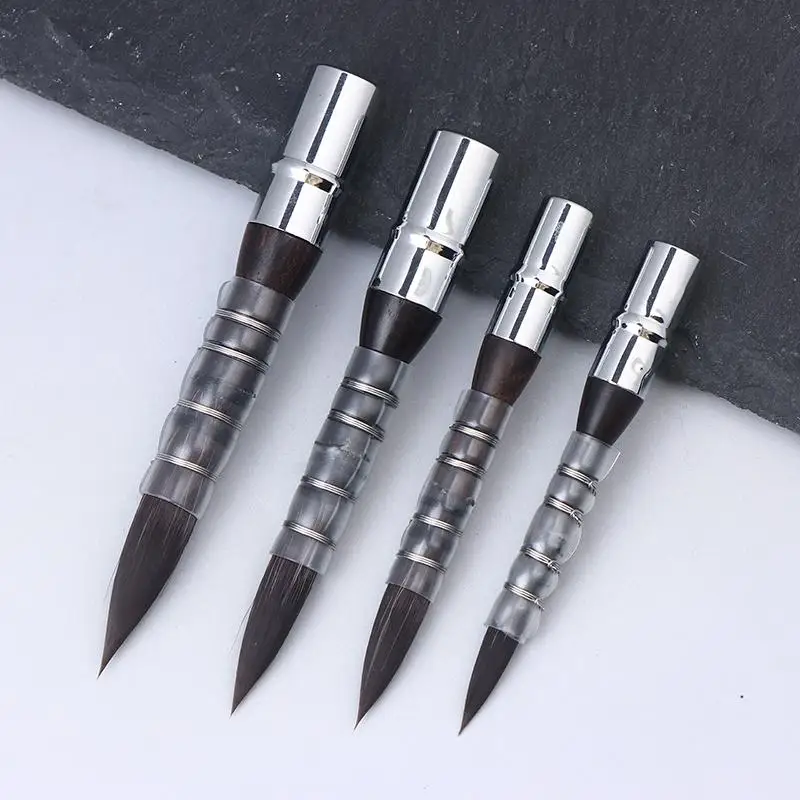 1PCS Portable Short Holder Watercolor Journal Paint Brush for Art Supplies Artist Watercolor Paint Brush