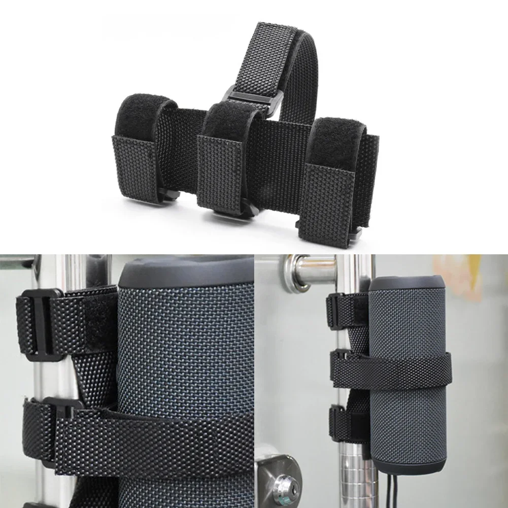 High Quality Portable Pratical Bottle Holder Bottle Holder Strap Fixed Non-slip 1 Pcs 45g Accessories Black Cycling