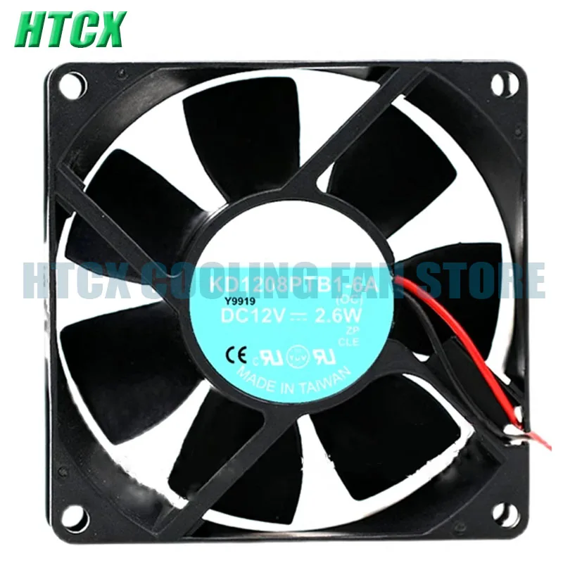 New 1208PTB1-6A 8025 12v 2.6w 3 Wires COOLING FAN 80*80*25mm