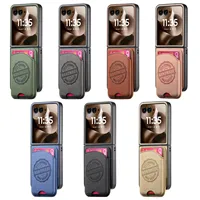 Magnetic Leather Phone Case for Motorola Razr 60 50 40 Ultra Wallet Card Holder Protective Cover Compatible with Moto Razr