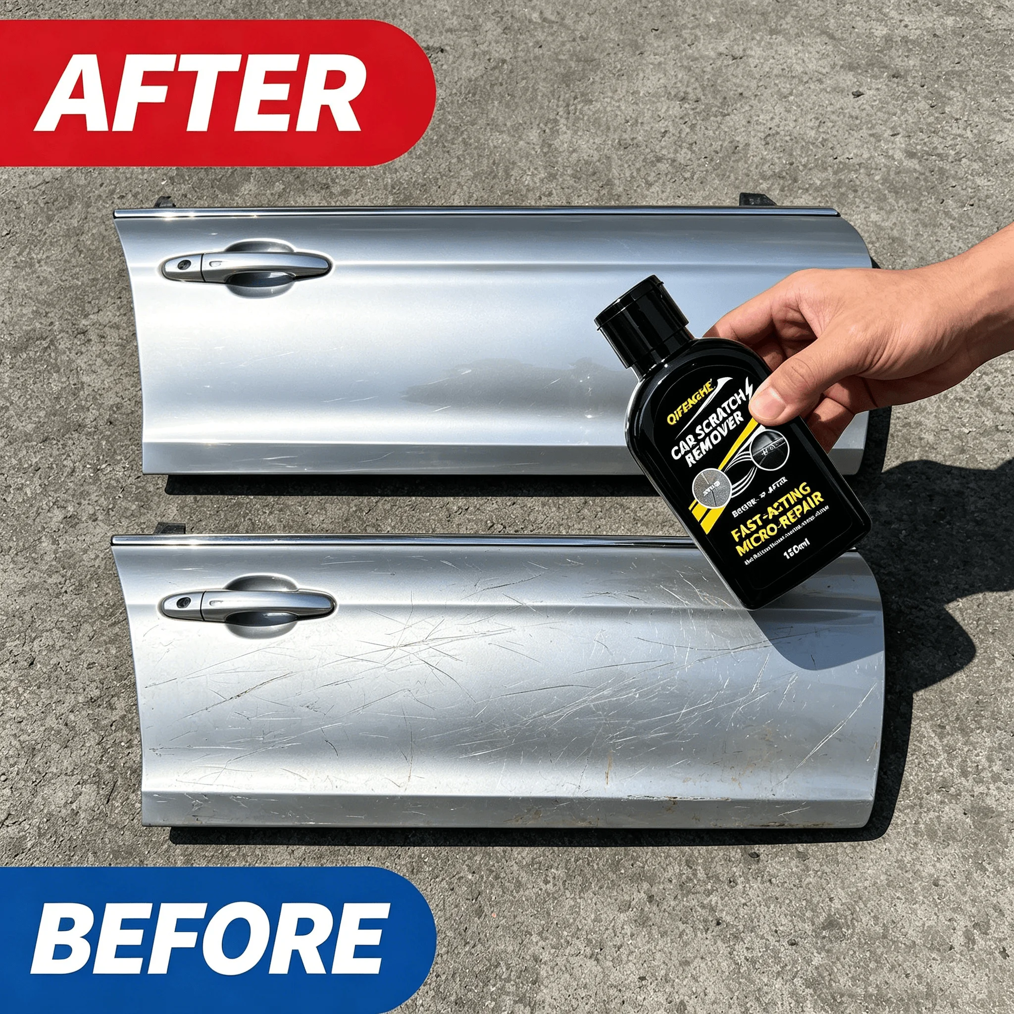 Car Paint Scratch Remover Emulsion 150ml - Effectively Erases Scratches & Restores Shine