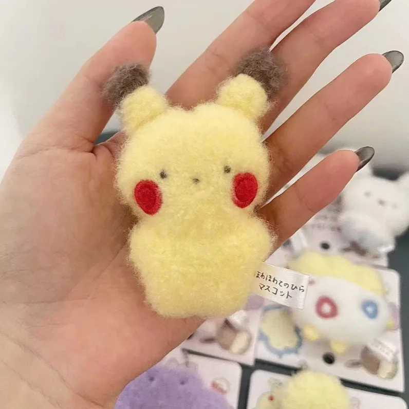 Cute Soft Filling Plush Doll New Model Pokémon Tandemaus Snorlax Eevee Backpack Ornament Keychain Friend Birthday Gift