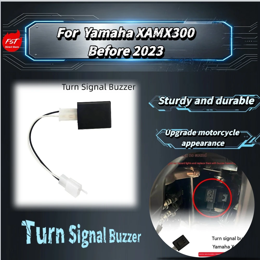 For Yamaha XMAX300 Below 2023 Direct Mount Turn Signal Buzzer Loud Sound Safety Warning Mod Accessories