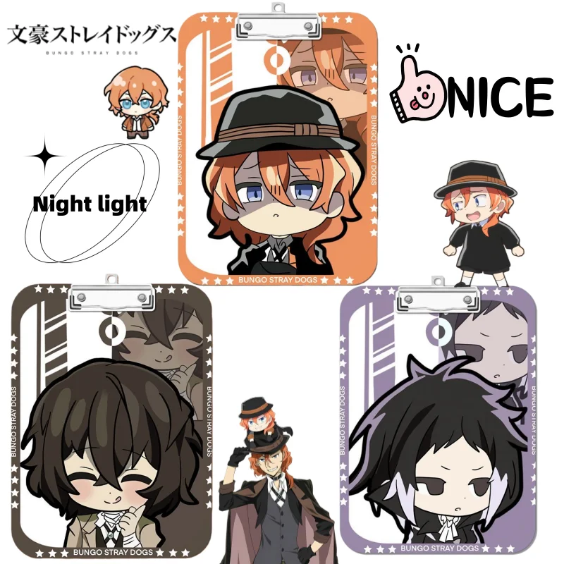 

Bungo Stray Dogs Osamu Dazai Atsushi Nakajima креативная милая папка с героями мультфильмов аниме студенческая папка для файлов портативные канцелярские принадлежности для учебы