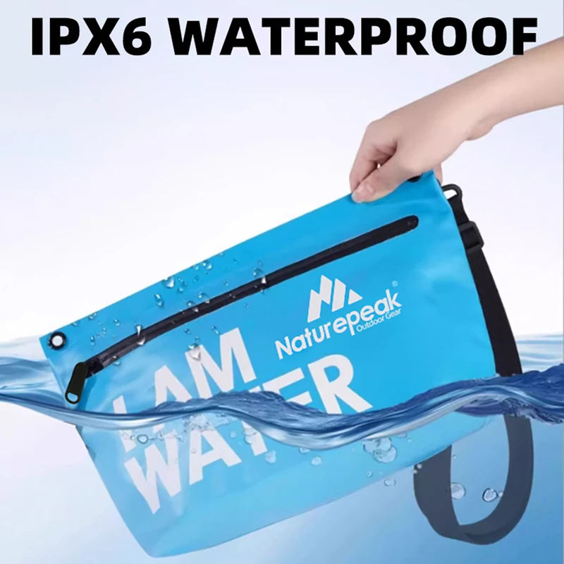 

Водонепроницаемая сумка для плавания, пляжа, спорта на открытом воздухе, пешего туризма, велоспорта, дорожная портативная сумка для хранения стирки, сумка через плечо