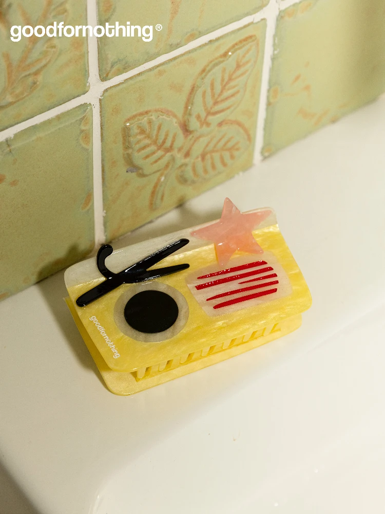 goodfornothing-アクリルシャーククリップ-かわいいヘアアクセサリー-高級感のあるサウンドデザイン-ブランド名なし-価格帯-5-00元