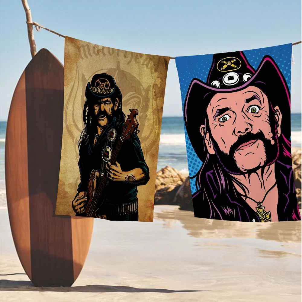 Singer L-lemmy K-kilmister Microfiber Beach Towel Absorbent Quick Dry Soft Yoga Swimming Resort Mountain Climbing Towel