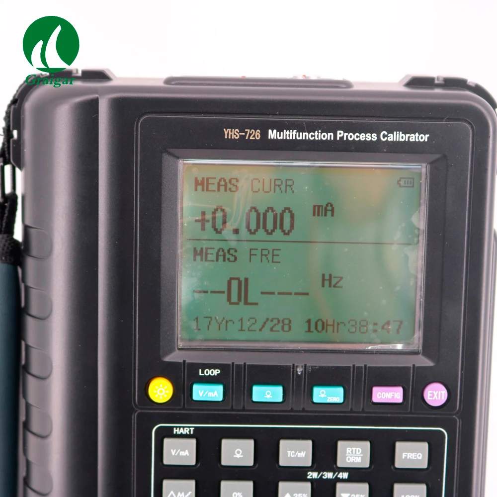 YHS-726 Multifunction Process Calibrator With Pressure Measure Function 0.01~ 99.99Hz 1.00~ 15.00KHz
