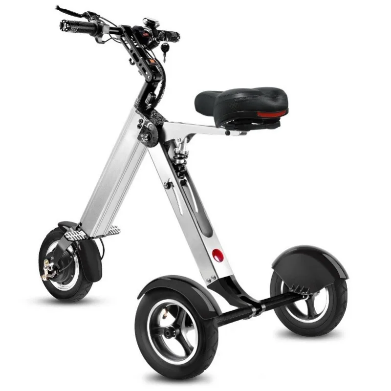 Original K710 Foldable Electric Tricycle Elderly Mobility Scooter 3-Wheel Bike Portable Senior Transportation Vehicle