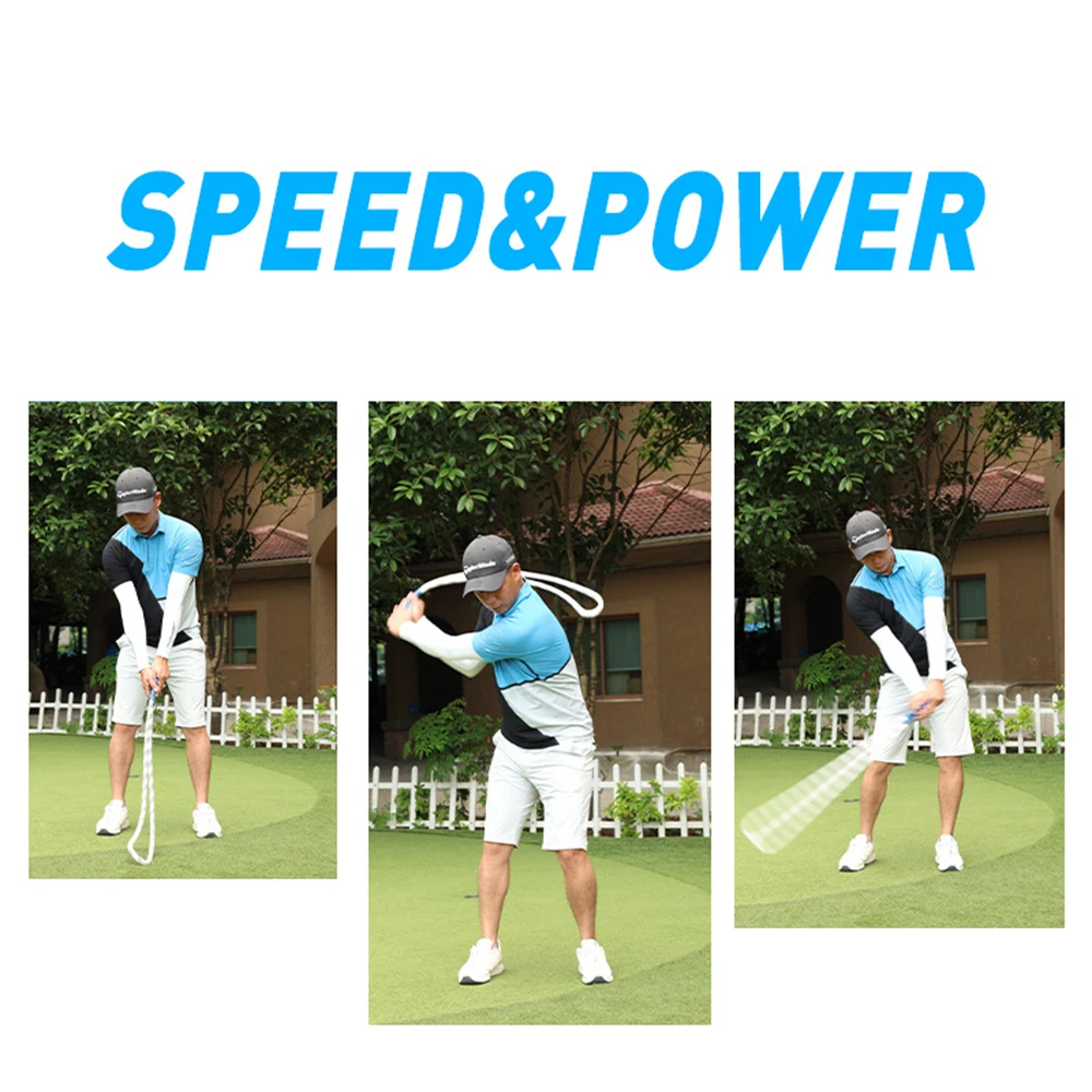 Golf Swing Training Rope, for Beginner Posture Correction, Swing Power Warm-up Practice, Improve Speed, Distance and Accuracy