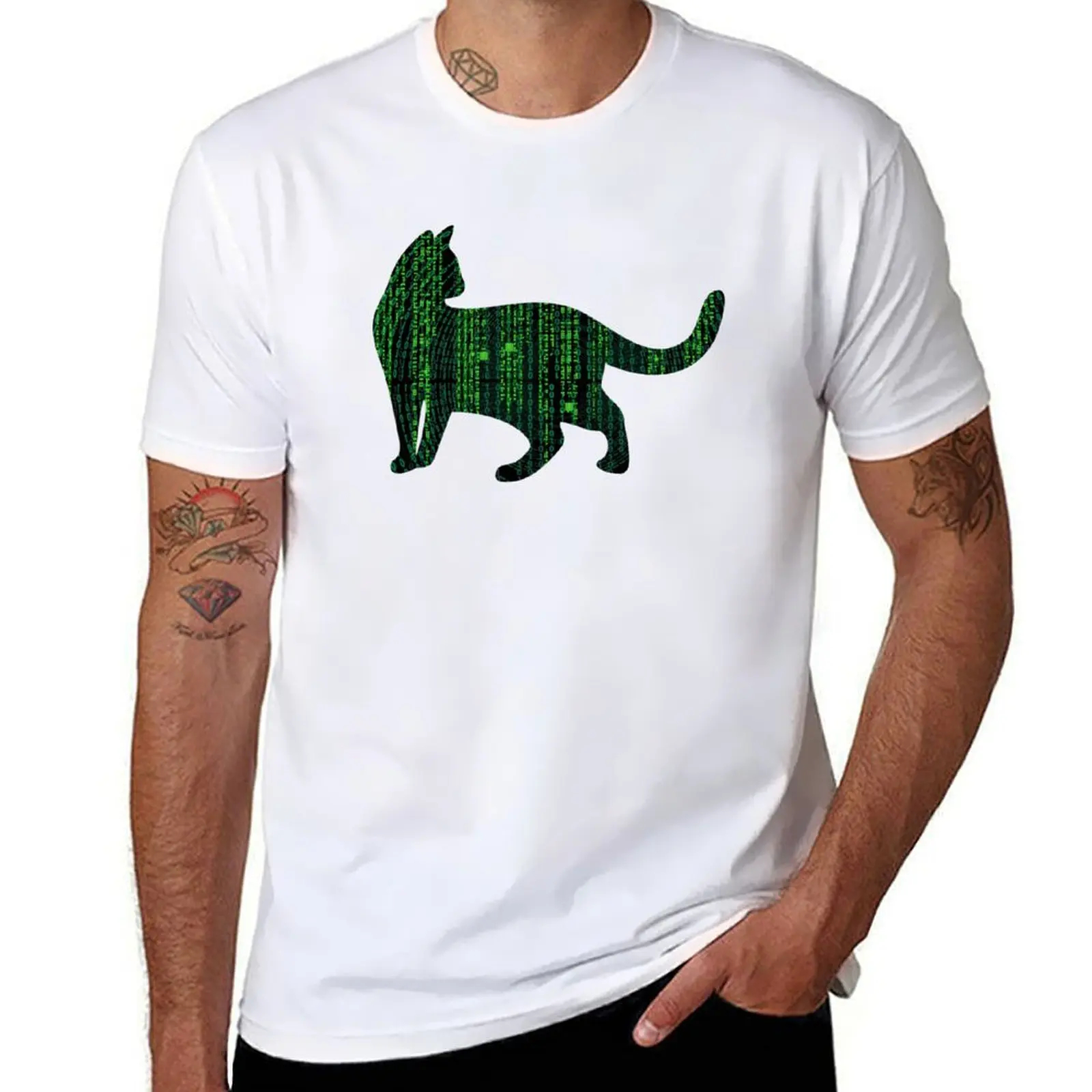 

Matrix Cat T-Shirt t shirt personalised cotton t shirts high quality T-Shirt