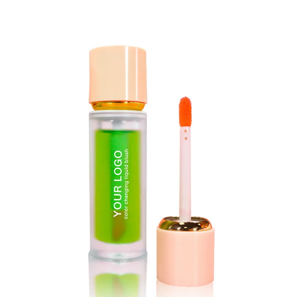Rubor de aceite para mejillas que cambia de Color PH, hidratante vegano personalizado de marca privada, colorete de larga duración, tinte para mejillas, maquillaje al por mayor