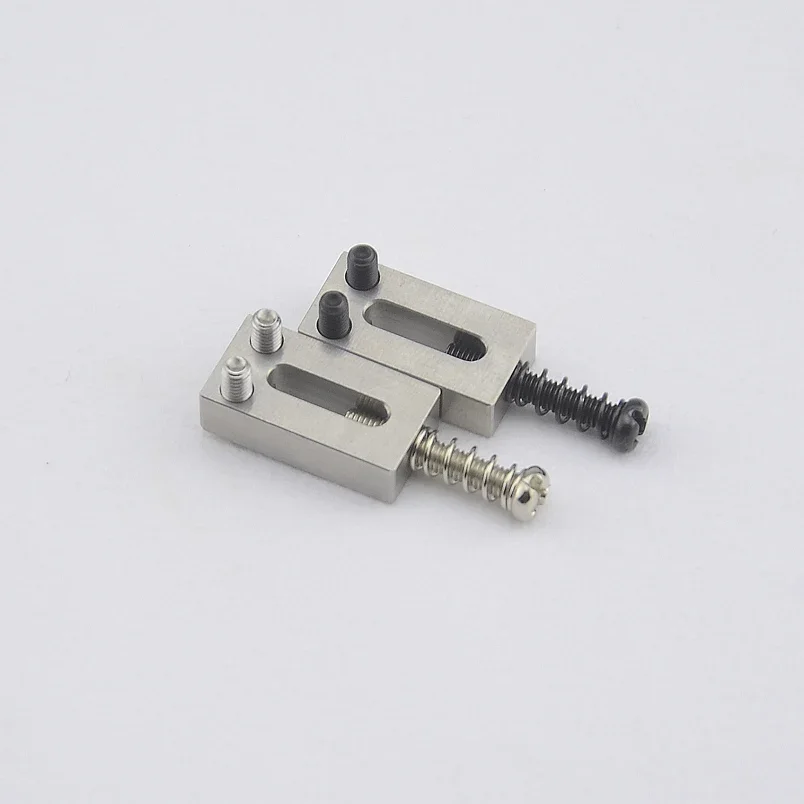 New - 1 Set ( 6/7/8 Pieces ) Electric Guitar Tremolo Bridge Stainless Steel Saddle 10.5MM/10.8MM 【Made in Korea】