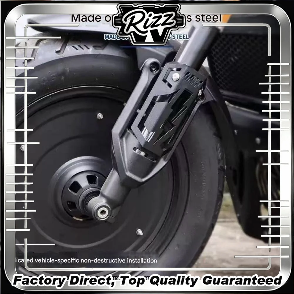 FOR VOGE CU625 Rear Shock Absorber Stainless Steel Shield Cover Onepiece Formed Direct-fit Modification Dust  Scratch Protection