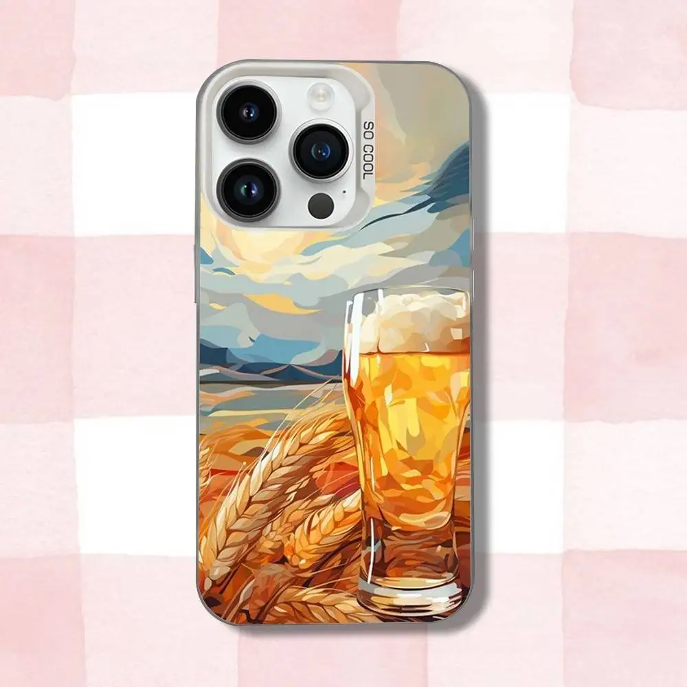 حافظة هاتف Art Bears لهاتف iPhone 16,15,14,13,12,11,Pro,XS,Max,Plus,Mini,SE غطاء مقاوم للصدمات من الحلوى البيضاء غير اللامعة