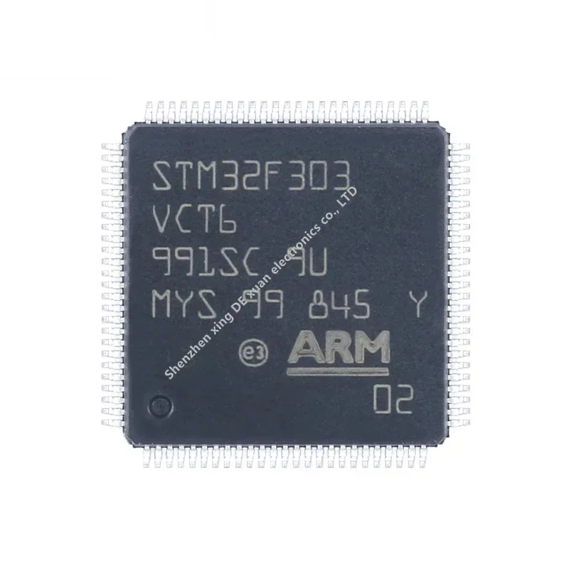 Original STM32F303VCT6 LQFP-100 ARM Cortex-M4 32-bit microcontroller-MCU Design of Integrate Circuit