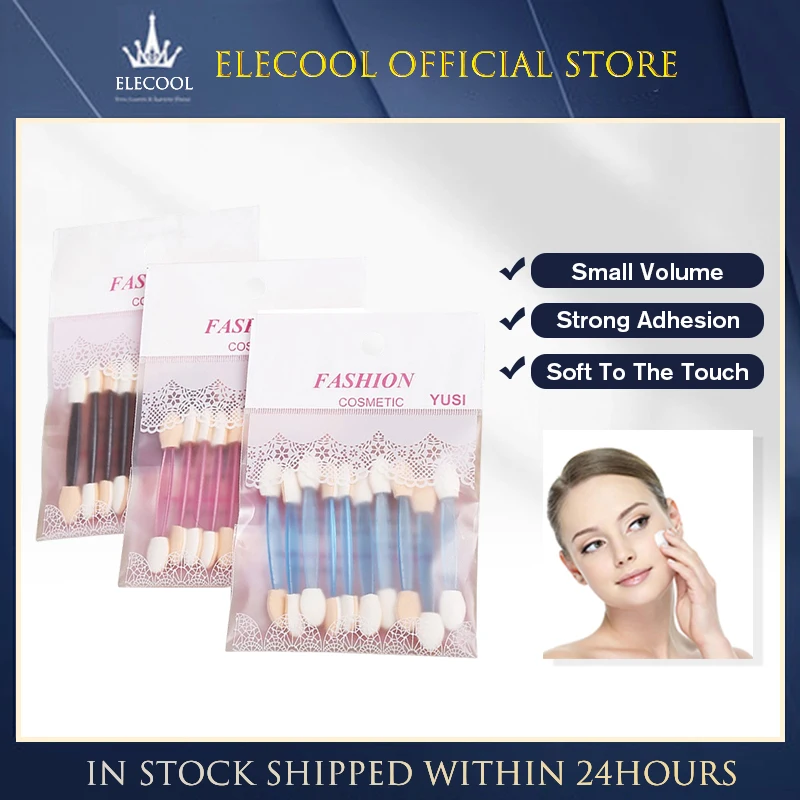 1/3/5PCS Convenient Sponge Applicators Makeup Eyeliner Brushes Hygienic Lip Brushes Versatile Precise Application Lady