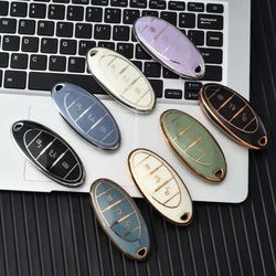 For FAW Besturn TPU Car Key Cover T77 Pro B70 T99 T55 T33 Auto Accessories Smart Remote Fobs Key Case Protector Keychain Holder